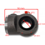 UCHO SIŁOWNIKA TYLNE WACHLIWE FI 25mm M16x1,5 50W-00